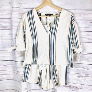 Zara 2 piece shorts and top set Size Small